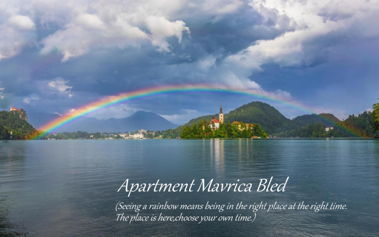 Apartment Mavrica Bled, Quiet Location, With A View Of The Lake מראה חיצוני תמונה